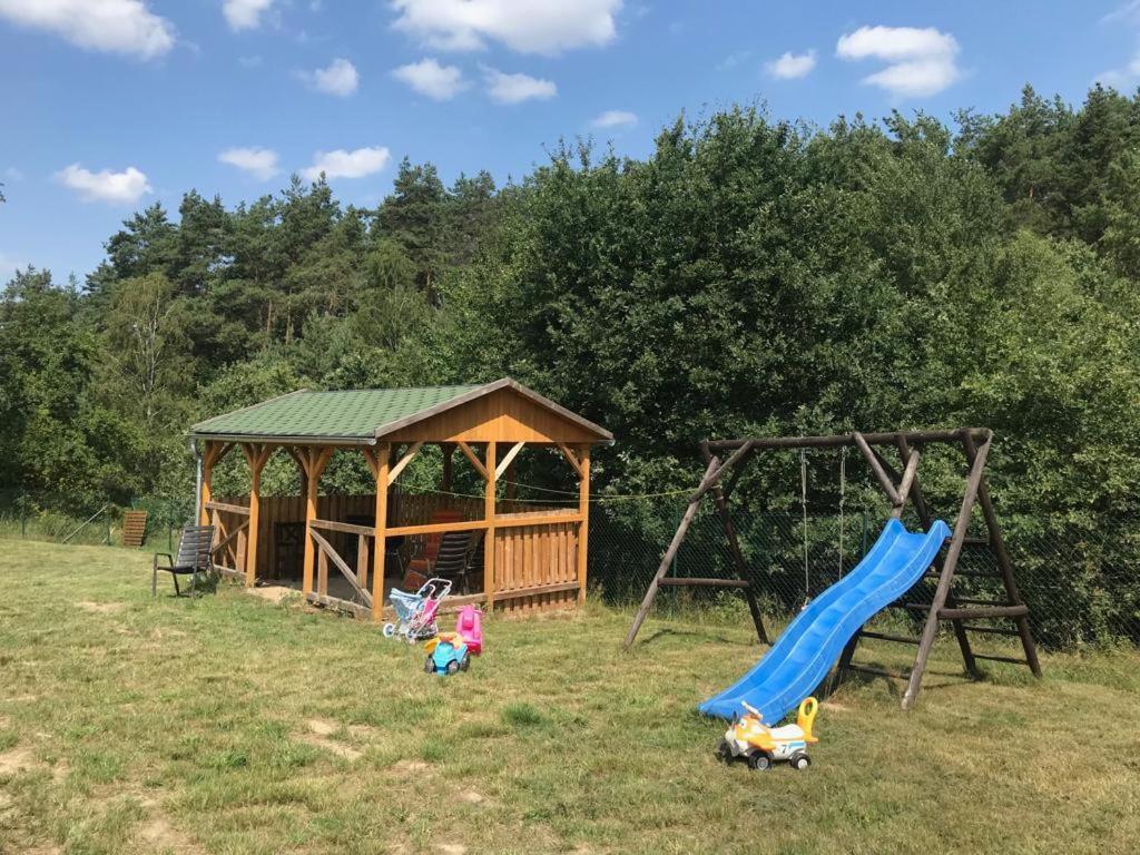 Lesny Zaulek Villa Łagów Exteriör bild